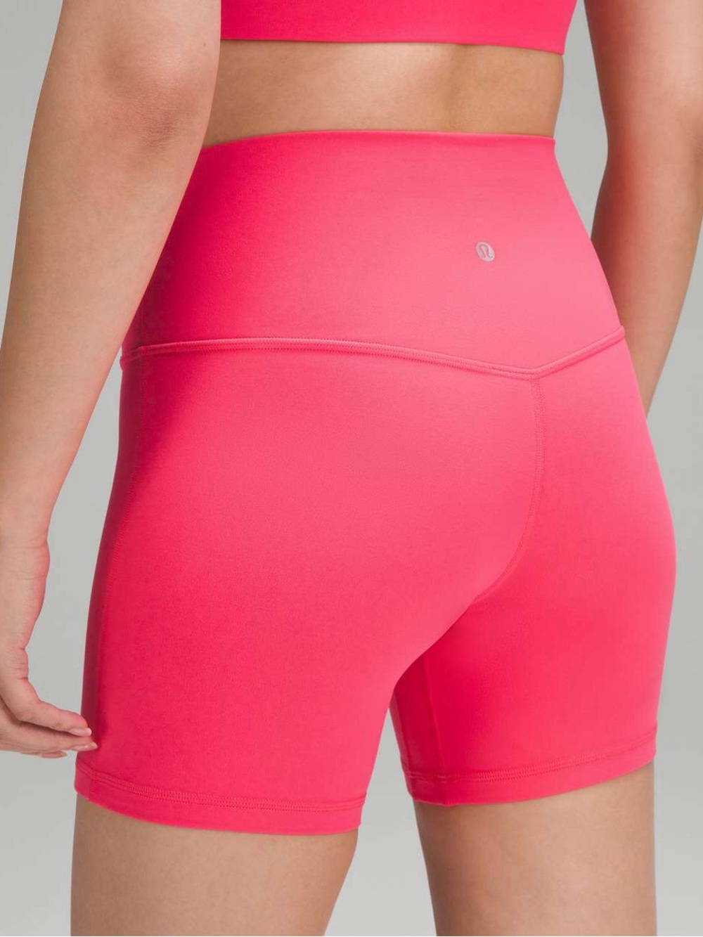 Lululemon Align High-Rise Short 6" Lip Gloss Pink - Size 4